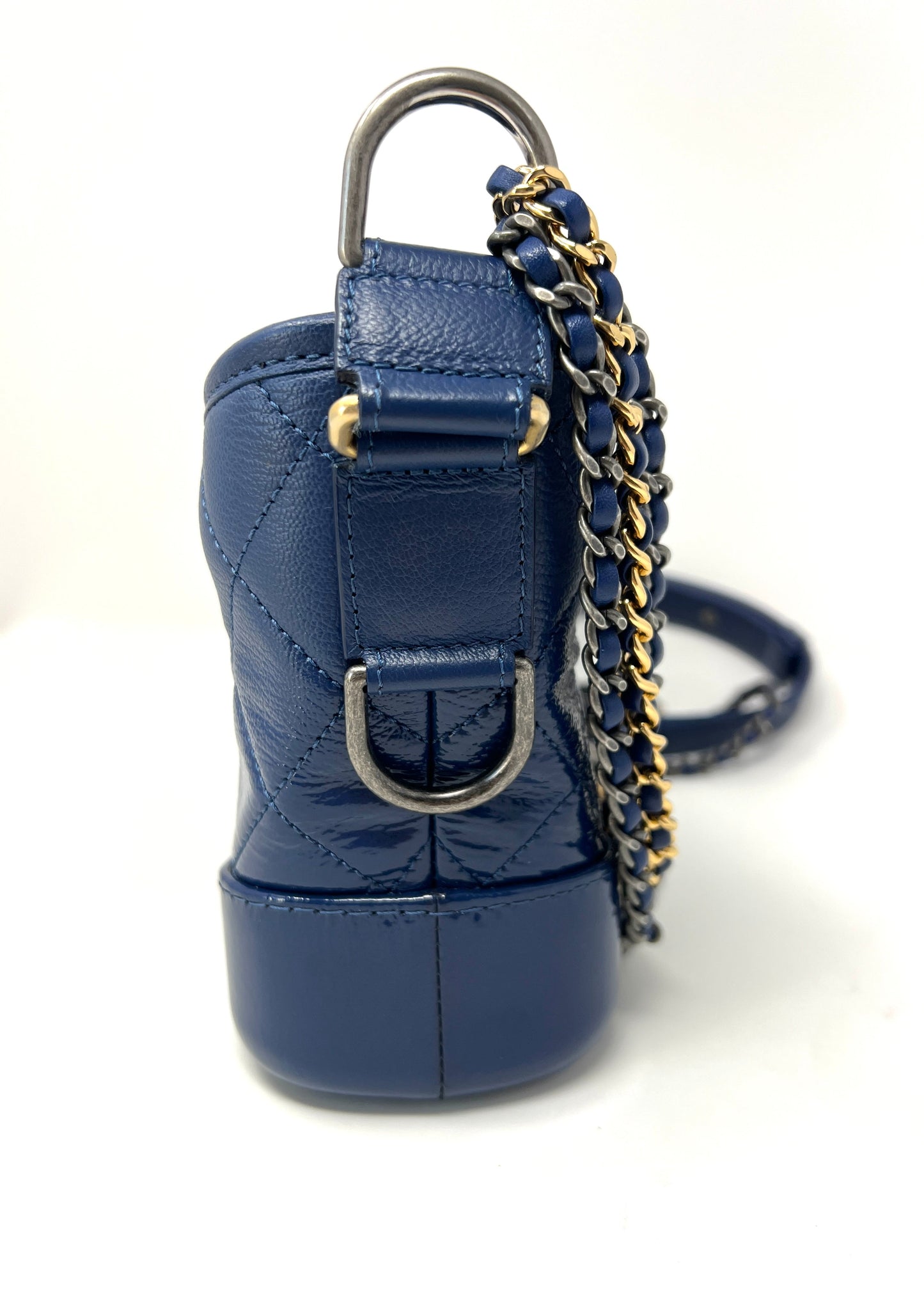 Gabrielle Small Hobo Bag in Dark Blue Ombré