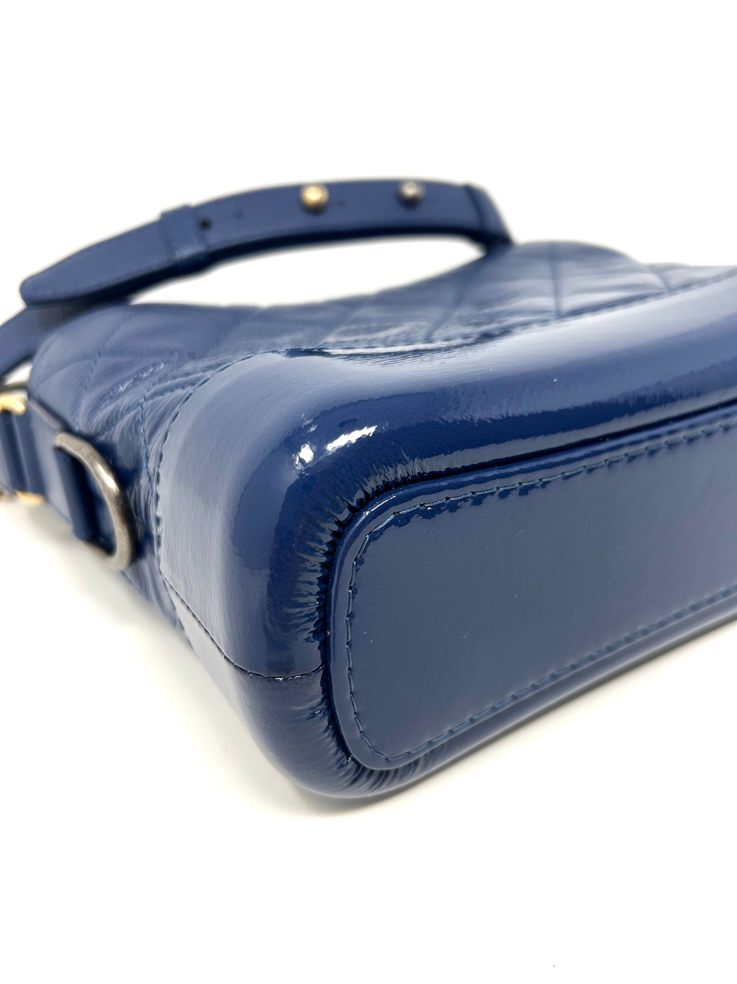 Gabrielle Small Hobo Bag in Dark Blue Ombré