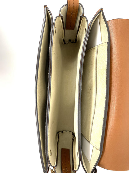 Chloé Faye small leather and suede shoulder bag in Tan
