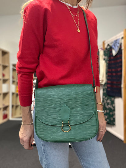 Saint Cloud in Green Epi Leather