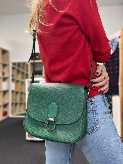 Saint Cloud in Green Epi Leather