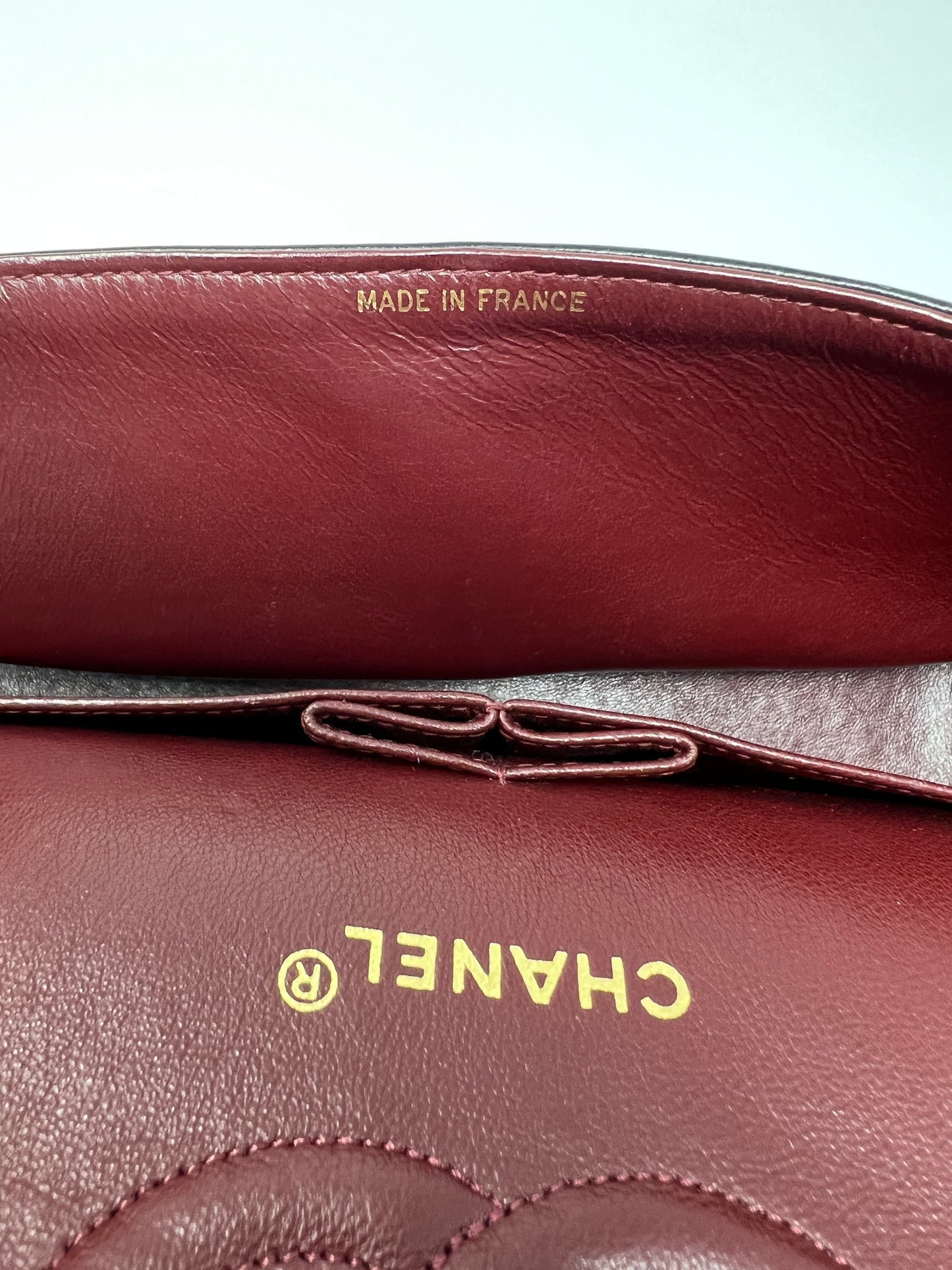 Medium Classic Double Flap Bag in Black Lambskin
