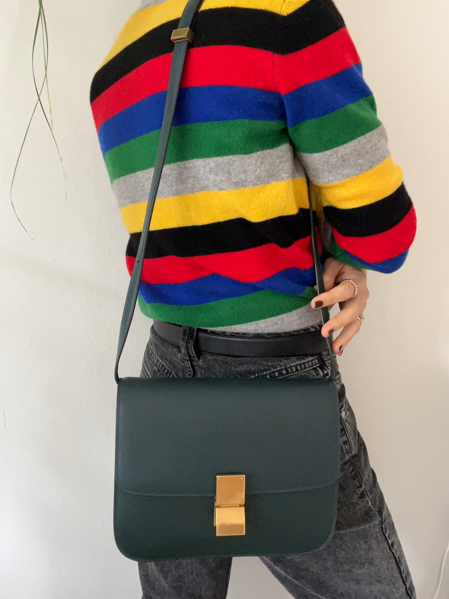 Medium Classic Box Bag Calf leather