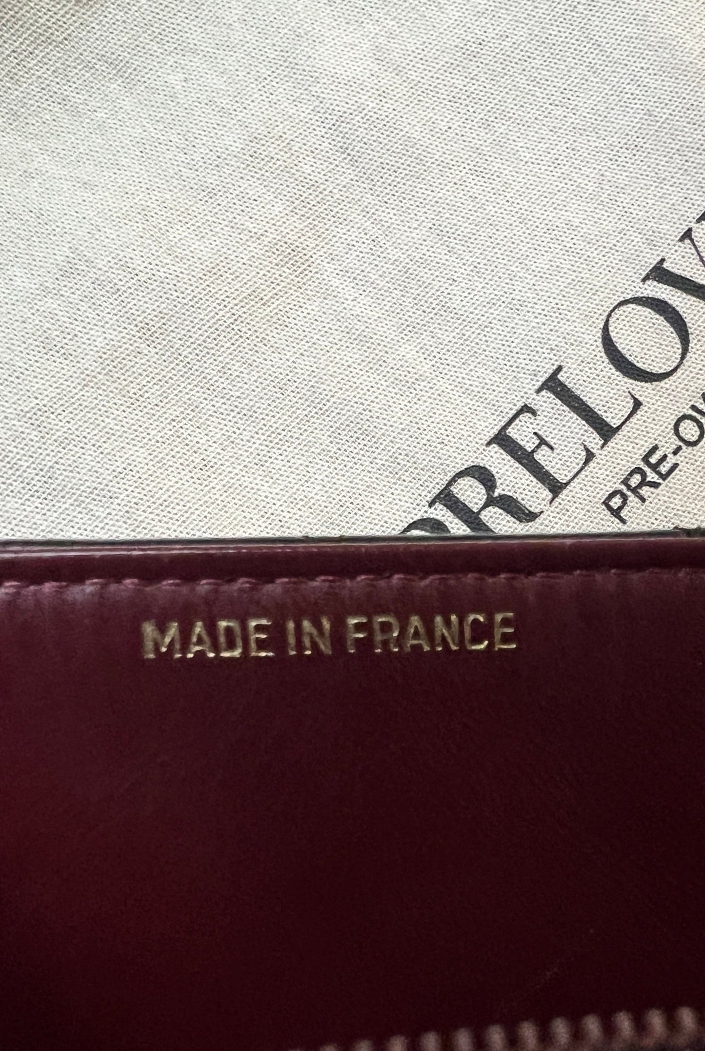 Vintage half-moon single flap
