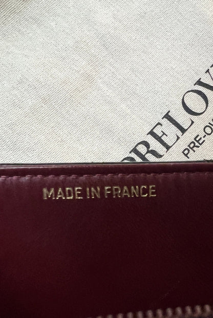 Vintage half-moon single flap