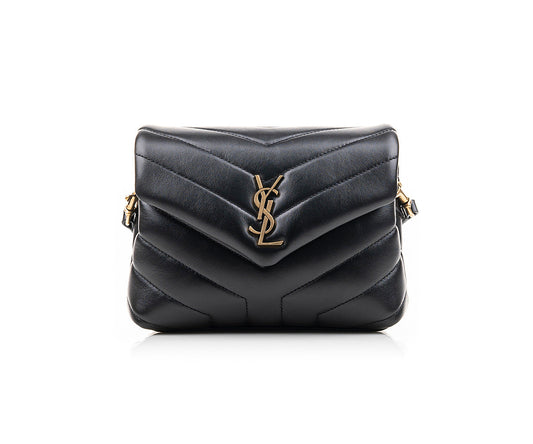 Loulou Toy Strap Bag In Quilted "Y" Leather