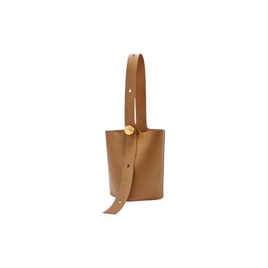 Loewe Medium Pebble Bucket Bag – Oak