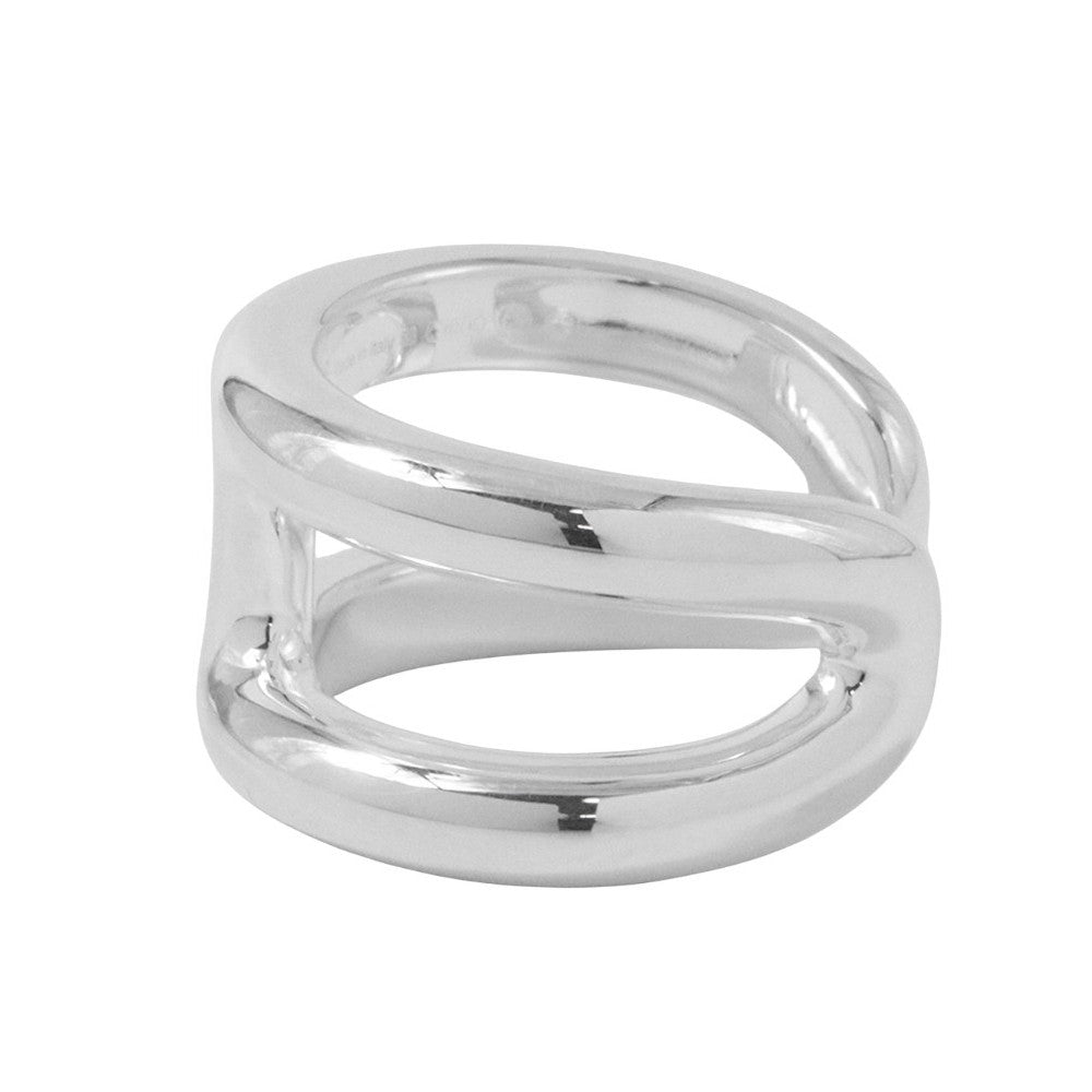 HERMES Osmos PM Size 53/#13 Silver SV925