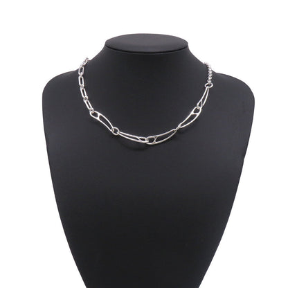 HERMES Chaine d'Ancre Punk Necklace Size ST SV925