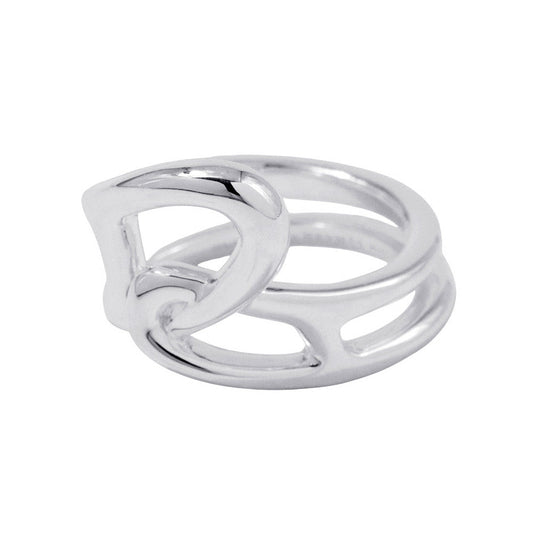 HERMES Chaine d'Ancre Punk Ring Size 58 SV925
