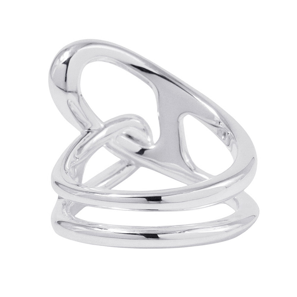 HERMES Chaine d'Ancre Punk Ring Size 58 SV925