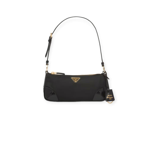 Re-Edition 2002 Re-Nylon And Brushed Leather Shoulder Bag