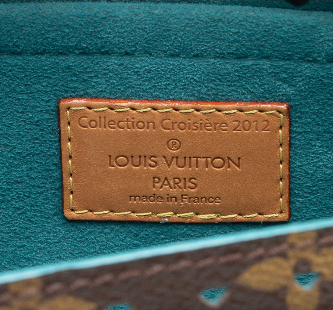 Limited Edition Monogram Flore Perforated Saumur Bag