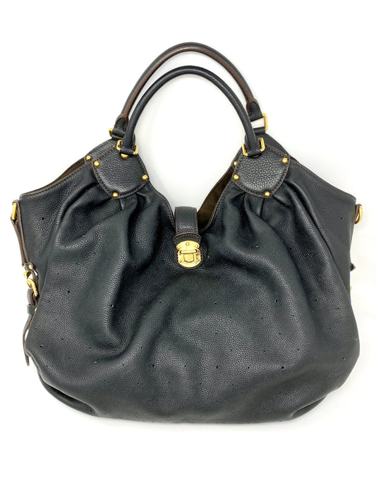 LOUIS VUITTON MAHINA XL BLACK LEATHER