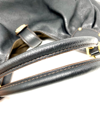 LOUIS VUITTON MAHINA XL BLACK LEATHER