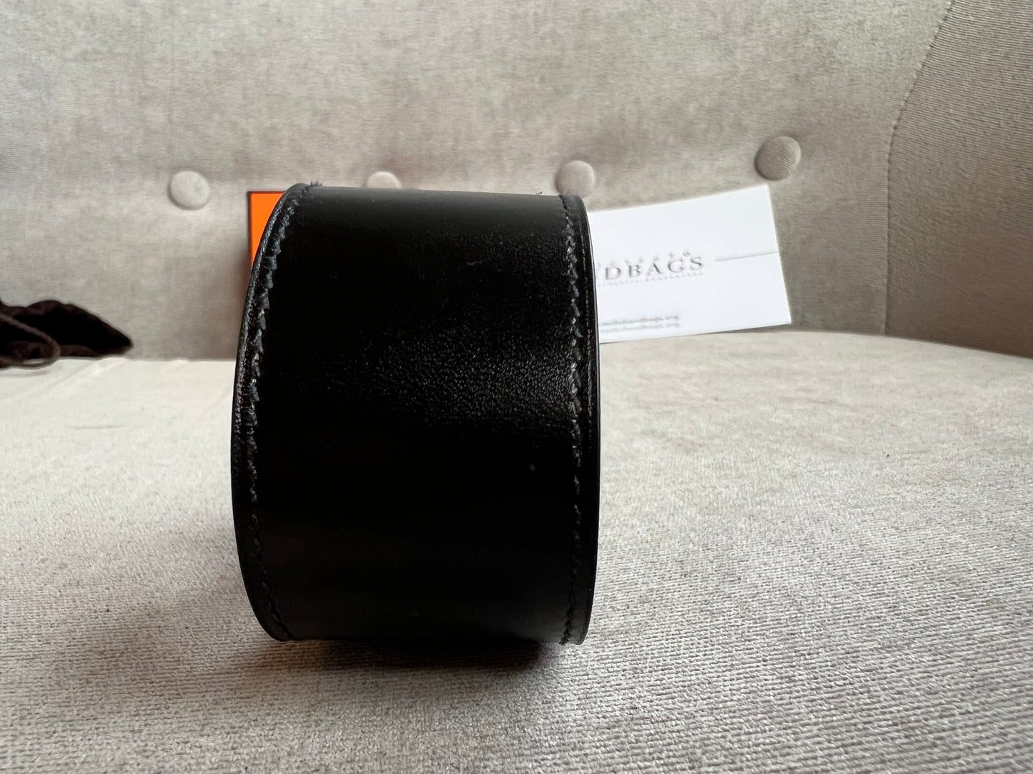 Hermes Black and Silver Dog Bracelet (RRP £600)