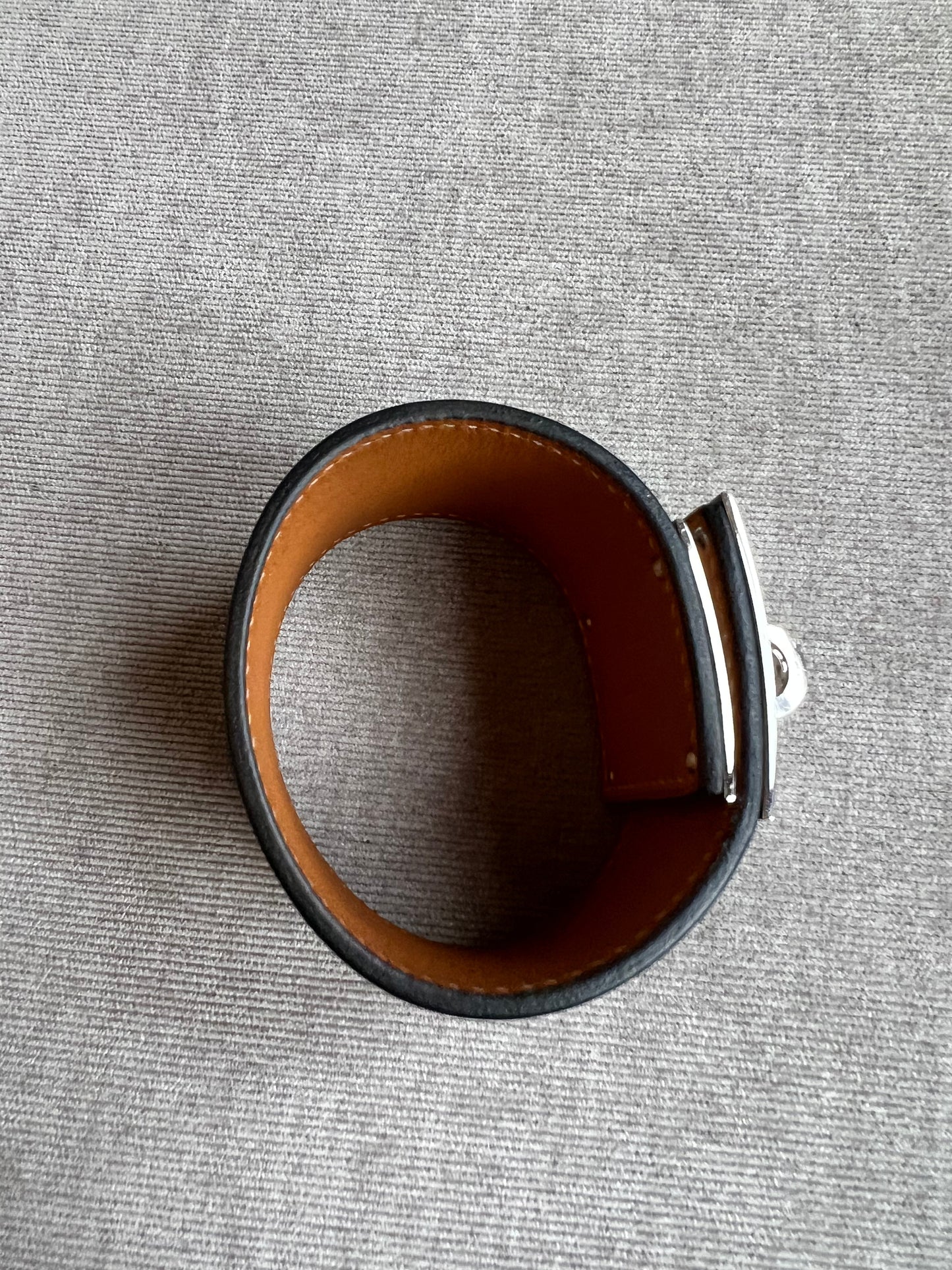 Hermes Black and Silver Dog Bracelet (RRP £600)