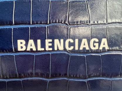 Balenciaga Blue Croc Everyday XS Camera Bag (RRP £695)