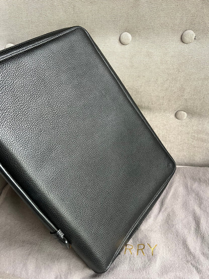 Mulberry Black Zip Around Document Folio (RRP £695)