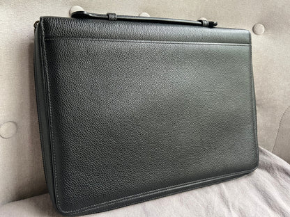 Mulberry Black Zip Around Document Folio (RRP £695)