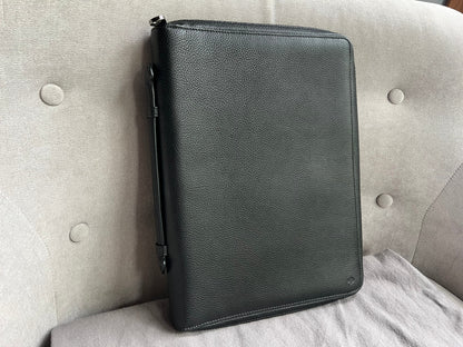 Mulberry Black Zip Around Document Folio (RRP £695)