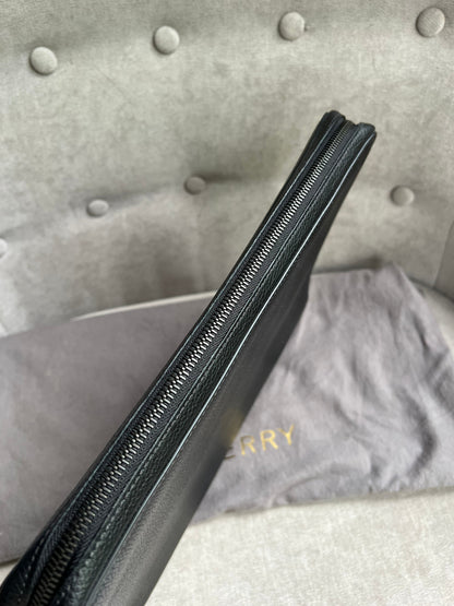 Mulberry Black Zip Around Document Folio (RRP £695)