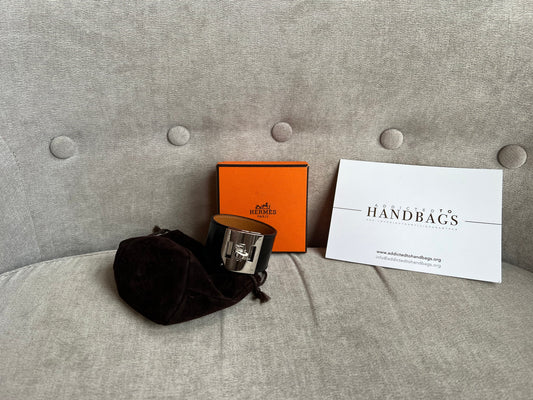 Hermes Black and Silver Dog Bracelet (RRP £600)
