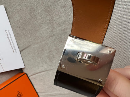 Hermes Black and Silver Dog Bracelet (RRP £600)