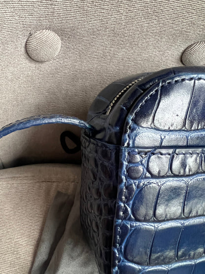 Balenciaga Blue Croc Everyday XS Camera Bag (RRP £695)