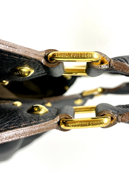 LOUIS VUITTON MAHINA XL BLACK LEATHER