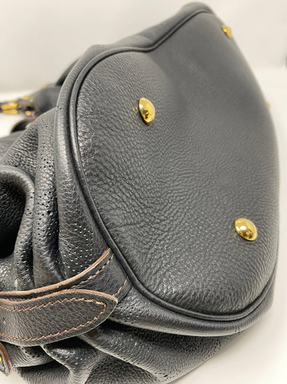 LOUIS VUITTON MAHINA XL BLACK LEATHER