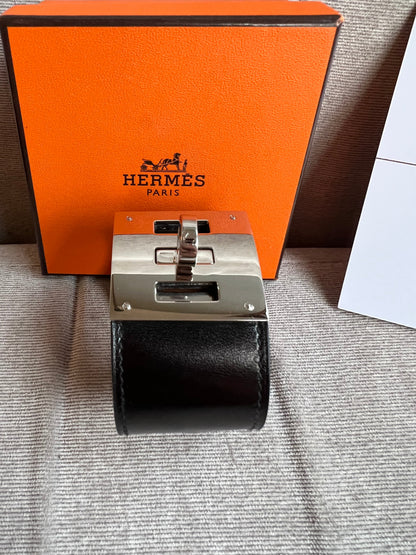 Hermes Black and Silver Dog Bracelet (RRP £600)