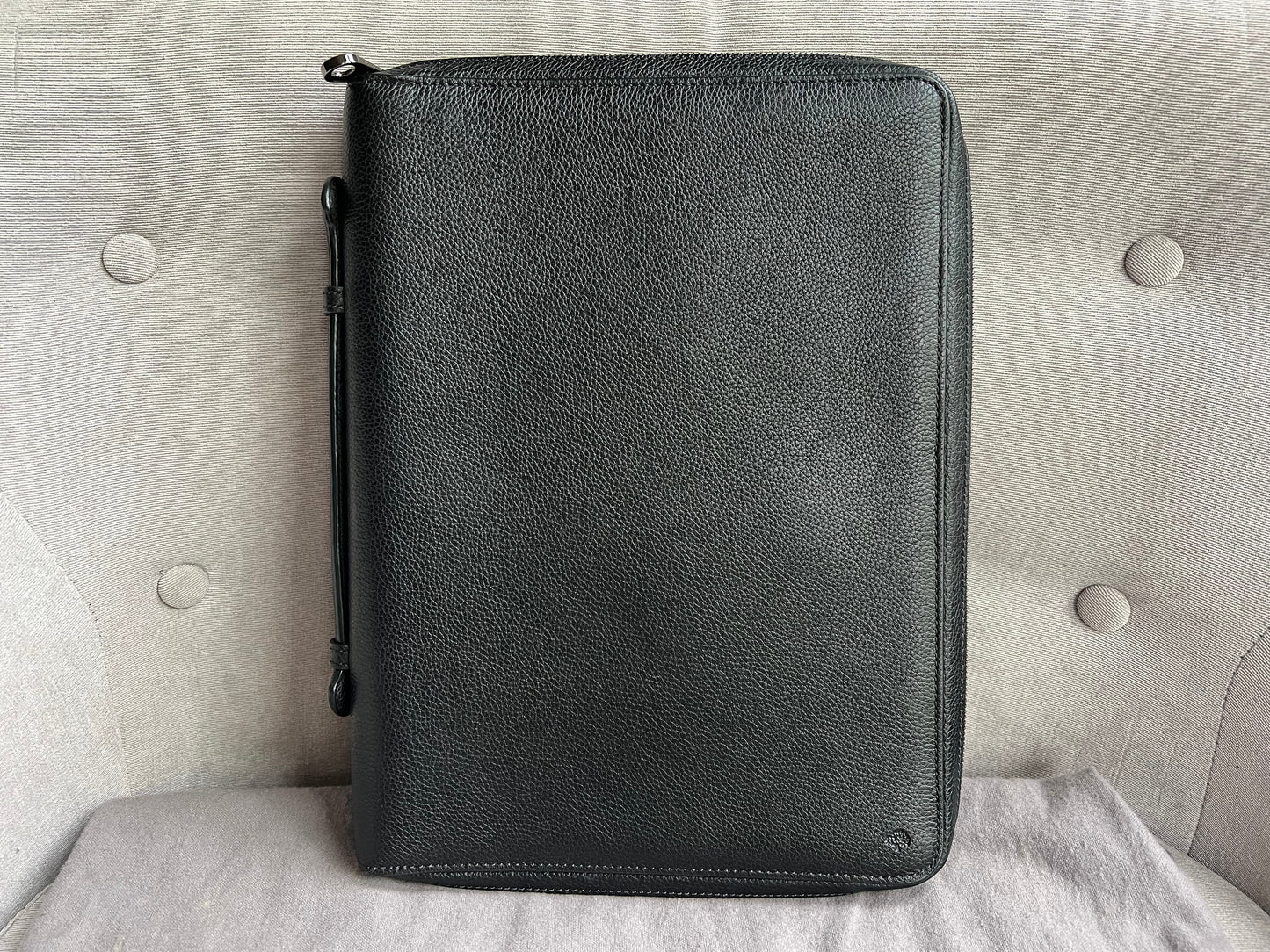 Mulberry Black Zip Around Document Folio (RRP £695)