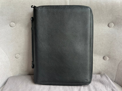 Mulberry Black Zip Around Document Folio (RRP £695)