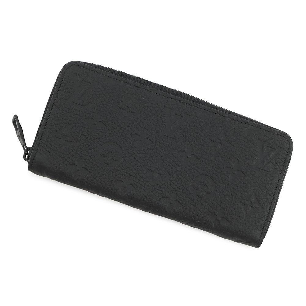 LOUIS VUITTON Zippy Wallet - Horizontal NoirM11721 Monogram・Taurillon