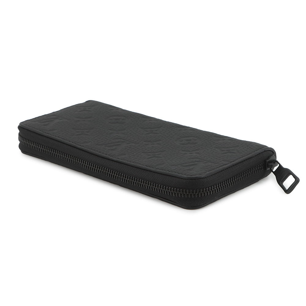 LOUIS VUITTON Zippy Wallet - Horizontal NoirM11721 Monogram・Taurillon