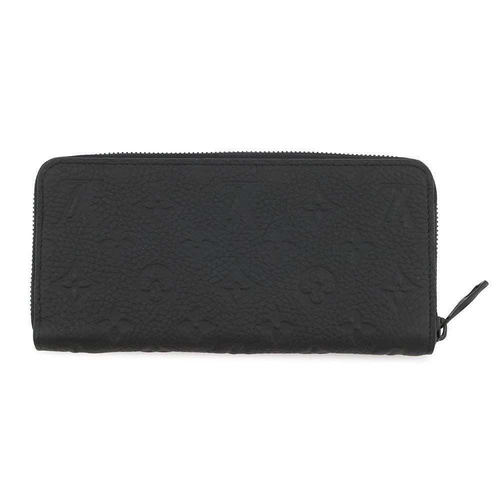 LOUIS VUITTON Zippy Wallet - Horizontal NoirM11721 Monogram・Taurillon