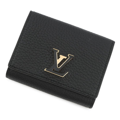 LOUIS VUITTON Portefeuille Capucine Tiny NoirM12149 Leather