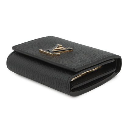 LOUIS VUITTON Portefeuille Capucine Tiny NoirM12149 Leather