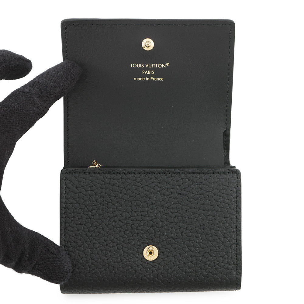 LOUIS VUITTON Portefeuille Capucine Tiny NoirM12149 Leather
