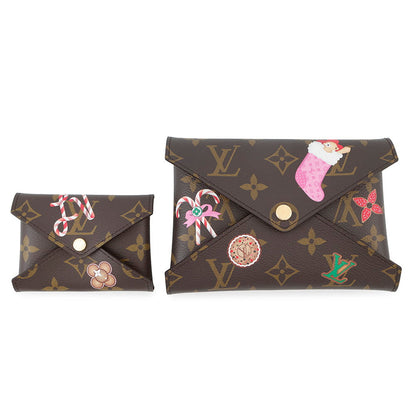 LOUIS VUITTON Kirigami Christmas Limited Edition Pochette RedM12203 Monogram