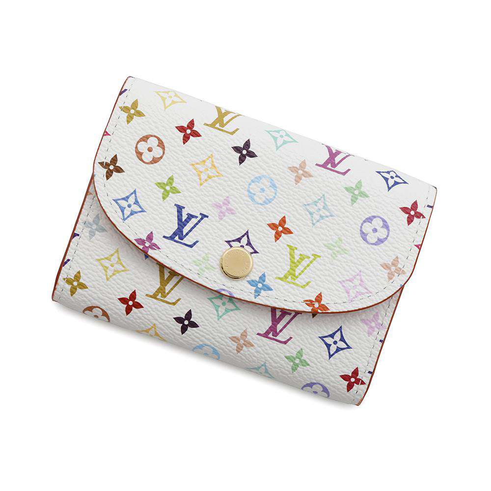 LOUIS VUITTON LV × TM Rosalie Coin Purse WhiteM13399 Monogram・Multicolor