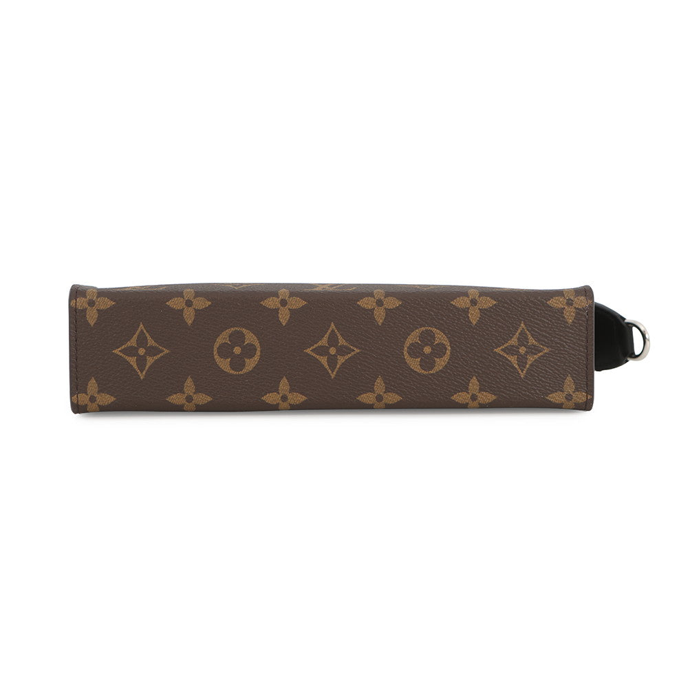 LOUIS VUITTON Gaston Wearable Wallet Brown/NoirM14036 Monogram Macassar Canvas