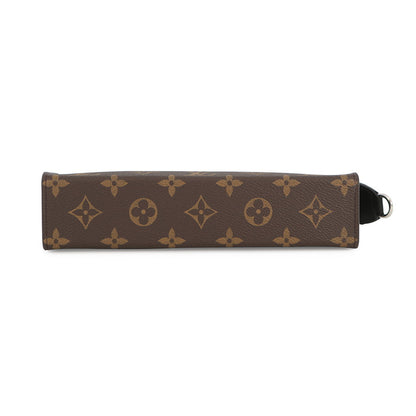 LOUIS VUITTON Gaston Wearable Wallet Brown/NoirM14036 Monogram Macassar Canvas