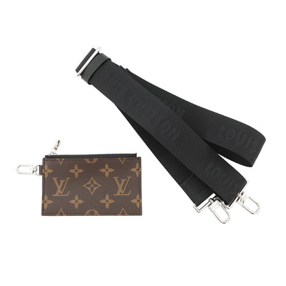 LOUIS VUITTON Gaston Wearable Wallet Brown/NoirM14036 Monogram Macassar Canvas