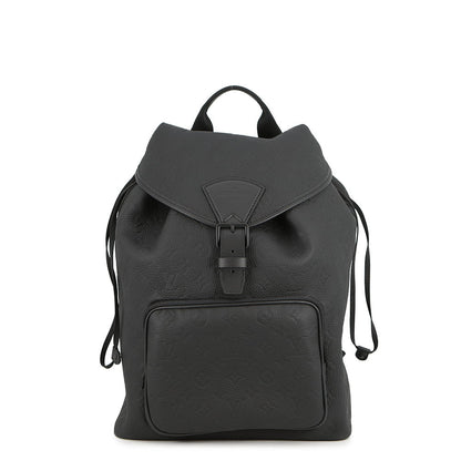 LOUIS VUITTON Montsouris・Backpack NoirM23127 Monogram・Taurillon