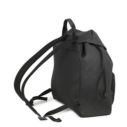 LOUIS VUITTON Montsouris・Backpack NoirM23127 Monogram・Taurillon