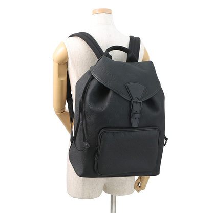 LOUIS VUITTON Montsouris・Backpack NoirM23127 Monogram・Taurillon