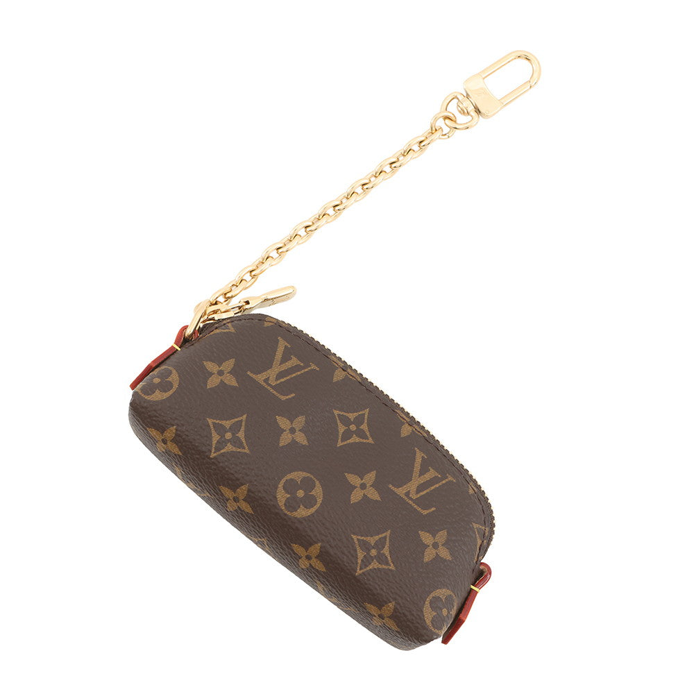 LOUIS VUITTON Cosmetic Lipstick Pouch BrownM25694 Monogram・Canvas