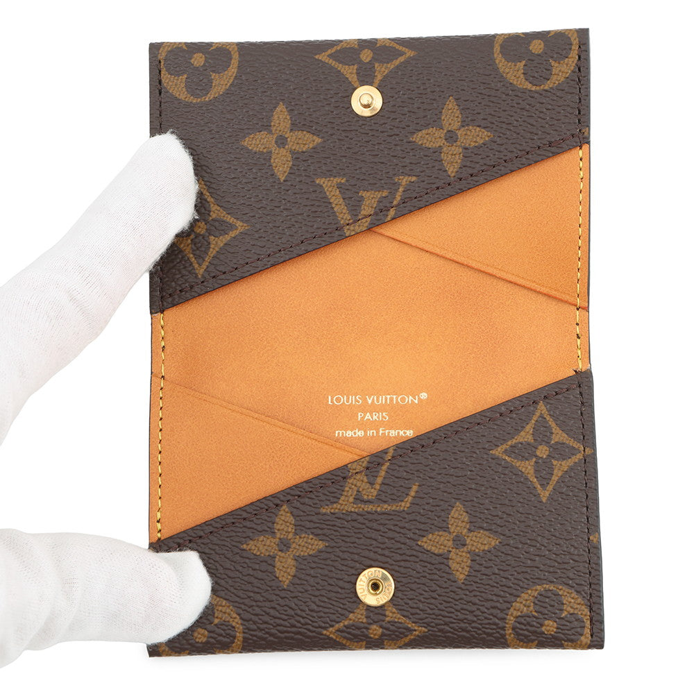 LOUIS VUITTON Card Case Porto Cult Slim BrownM26002 Monogram Archive